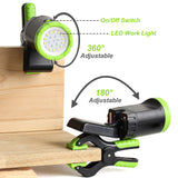 FASTPRO 2-Pack Rechargeable LED Work Lights, Lamp Whose Light Can be Turned in All Directions