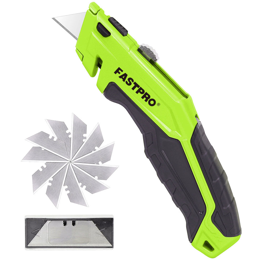 FASTPRO Retractable Safety Cutters,Metal Heavy Duty Box Cutter ...