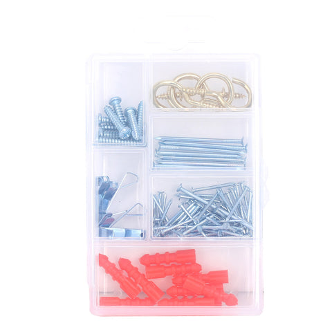 FASTPRO 100-piece Nail Sets with Stainless Steel Assorted Screws