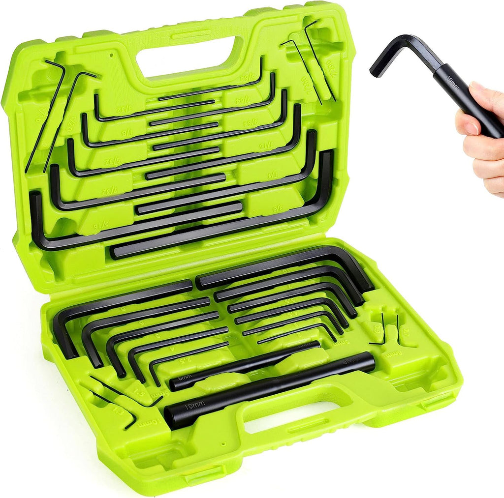 Draper 78619 44-Piece Screwdriver Set - Allen/Hex Key & Bit Tool Set (Green)