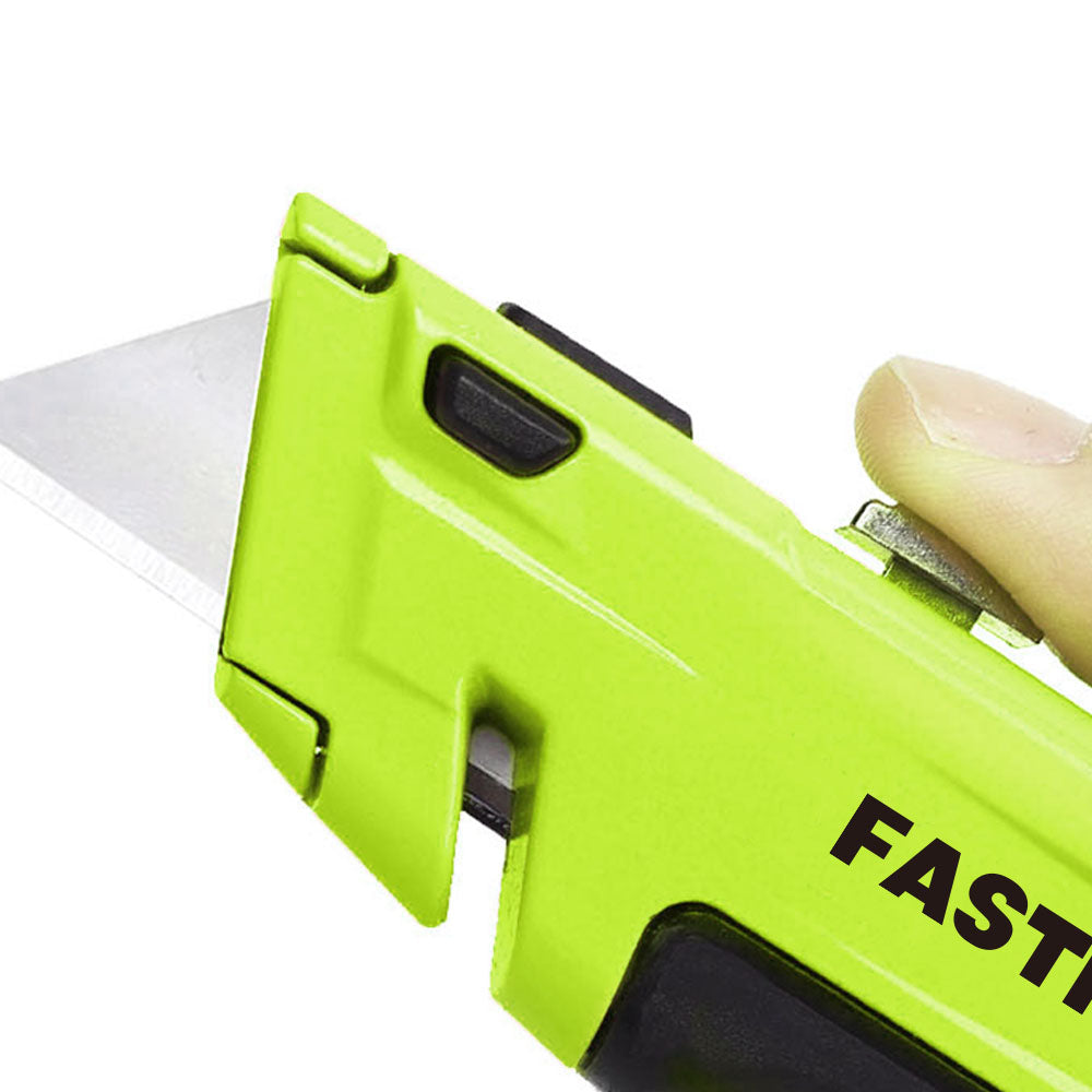 FASTPRO Retractable Safety Cutters,Metal Heavy Duty Box Cutter ...