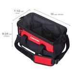 FASTPRO 14-Inch Zip-top Wide Mouth Open Storage Tool Bag