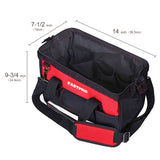 FASTPRO 14-Inch Zip-top Wide Mouth Open Storage Tool Bag