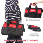 FASTPRO 14-Inch Zip-top Wide Mouth Open Storage Tool Bag